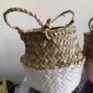 Wicker basket planter for 7-9cm pots | Available in choice of colours - White
