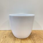 Simple White Planter Medium 20cm