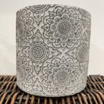 Mandala Grey Planter for 12cm pot