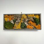 Autumn Fields Handmade Preserved Moss Wall Art