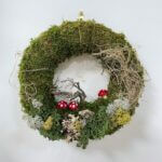 Handmade Preserved Moss Wreath Fly Agaric Mushroom Fairy Tale (for Jessica)