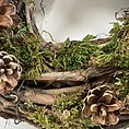 handmade moss rustic door & wall wreath farmhouse