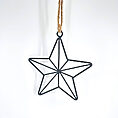 Festive Metal Star Decoration