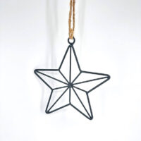 Festive Metal Star Decoration