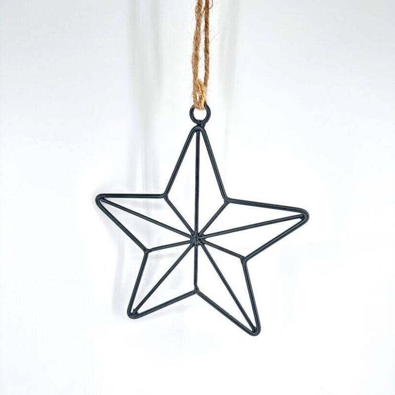 Festive Metal Star Decoration Festive Metal Star Decoration