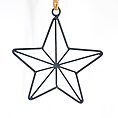 Festive Metal Star Decoration