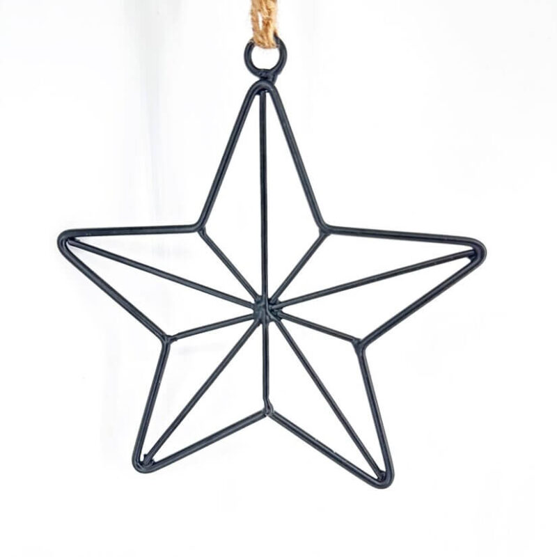 Festive Metal Star Decoration