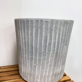 Elvans Extra Large Ceramic Gray Planter for 28cm pots Plant Accessories boho