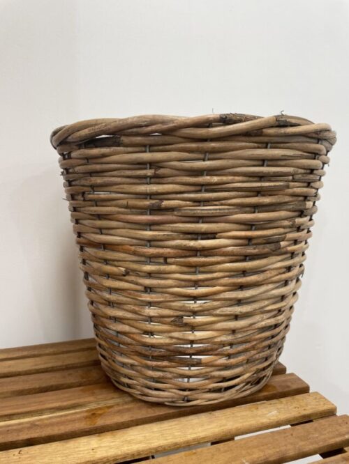 extra large rustic rattan planter for 27cm pot
