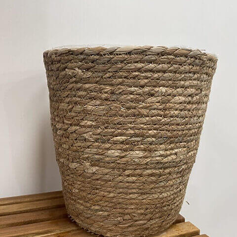 extra large rustic rattan planter for 27cm pot