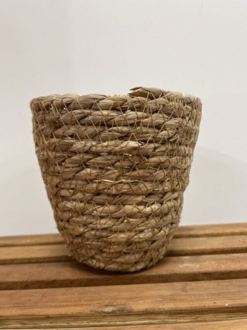 rustic seaweed small basket for 11cm pot