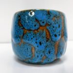 Blue Ceramic Planter for 6cm pots