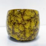 Yellow Ceramic Planter for 6cm pots