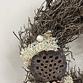 handmade moss rustic door & wall wreath moss & fern