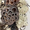 handmade moss rustic door & wall wreath moss & fern