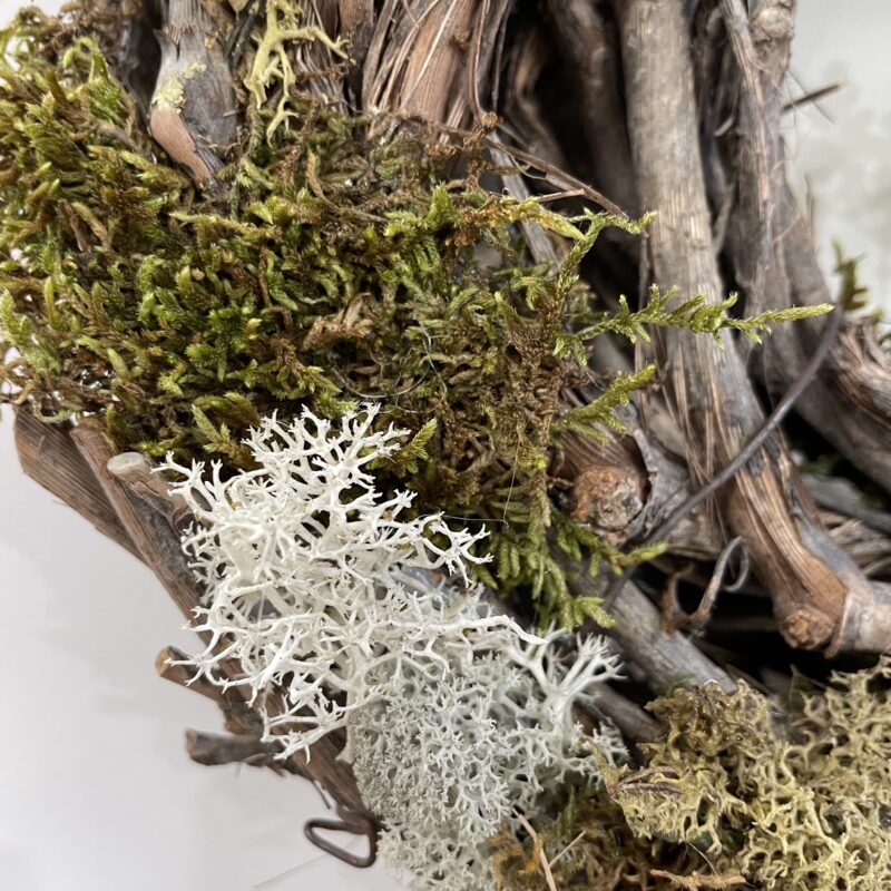 handmade moss rustic door & wall wreath moss & fern handmade moss rustic door & wall wreath moss & fern