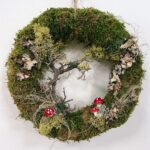 Handmade Moss Rustic Door & Wall Wreath SCOTTISH HILL