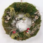 Handmade Moss Rustic Door & Wall Wreath SCOTTISH HILL
