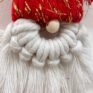 christmas gnome by handmade macrame red
