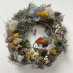 Handmade Moss Rustic Door And Wall Wreath MYSTIC CRYSTAL FOREST