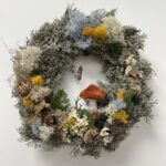 Handmade Moss Rustic Door And Wall Wreath MYSTIC CRYSTAL FOREST