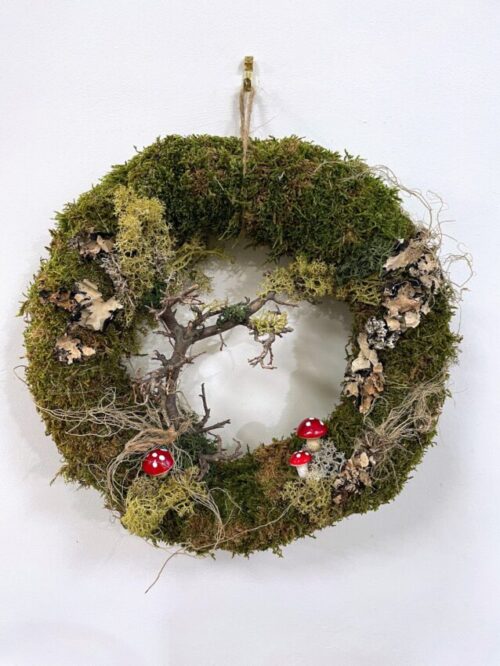 moss wreath workshop
