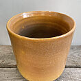 honey rustic concrete planter for 18cm pot