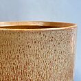 honey rustic concrete planter for 18cm pot