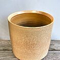 honey rustic concrete planter for 18cm pot