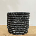 ridge rustic white concrete planter for 6cm pots