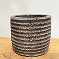 ridge rustic white concrete planter for 6cm pots