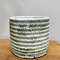 ridge rustic white concrete planter for 6cm pots