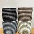 ridge rustic white concrete planter for 6cm pots
