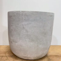 concrete industrial planter for 12cm pots