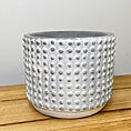 modern concrete planter for 8cm pots