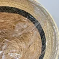 rustic seaweed natural black stripe basket large for 20cm pots