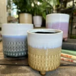 Vintage Glazed Ceramic Pot