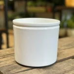 Classic Ceramic White Planter 12cm