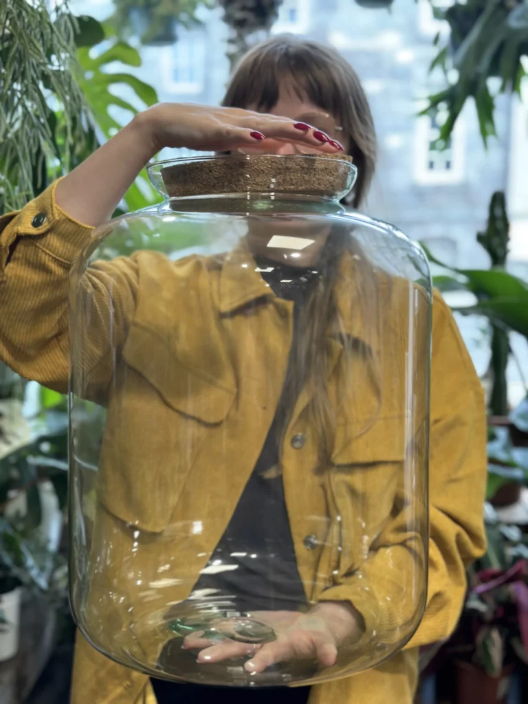 Extra Large Terrarium Container Cork Lid – COLLECTION ONLY