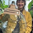 eco large closed terrarium glass container cork lid (copy)