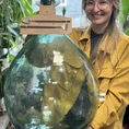 eco large closed terrarium glass container cork lid (copy)