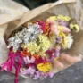 dried natural flowers rustic bouquet rainbow (copy)