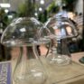 glass mushroom shape vase propagation station