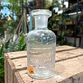 vintage lab glass bottle with stopper