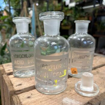Lab Bottle Vintage Apothecary Style