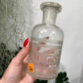 vintage lab glass bottle with stopper