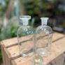 vintage lab glass bottle with stopper