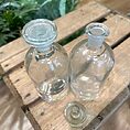 vintage lab glass bottle with stopper