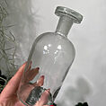 vintage lab glass bottle with stopper