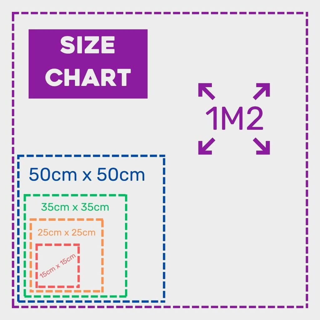 moss size chart